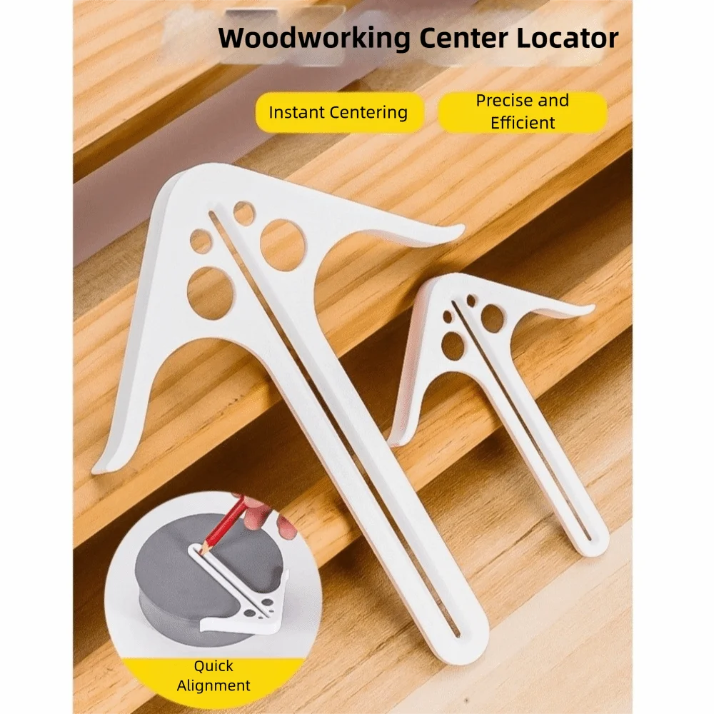 ABS Woodworking Center Positioning Locator Efficient Precise Woodworking Center Marking Guide Line Ruler General No Slippage