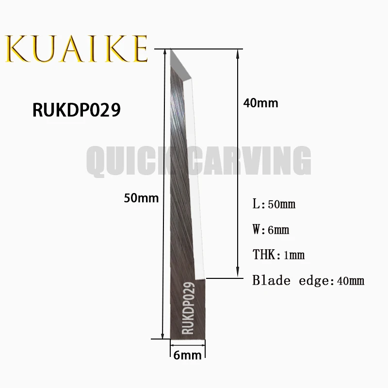Imagem -05 - Faca Oscilante Digital Cortador Padrão Ruk Lâmina Plana Automática Cnc Faca Vibratória Rukdp001 Rukdp002 Rukdp046 Rukdp072 10 Pcs