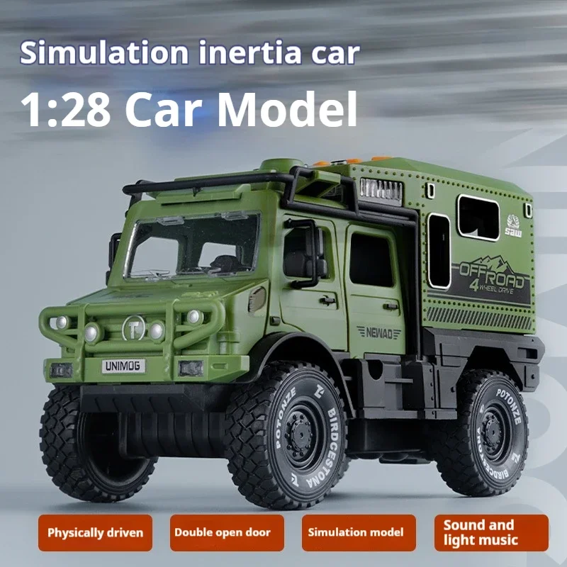 

Children's Toy Simulation Alloy Military Car Model Open Door Lighting Sound Inertial Off-road Vehicle Holiday Gift Decorations