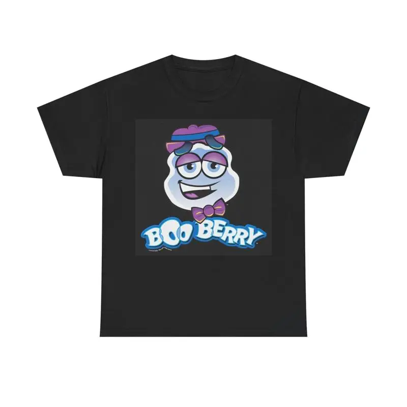 Boo Berry Cereal T Shirt Retro Logo Heavy Cotton
