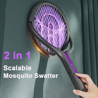New Scalable Electric Mosquito Swatter 2-in-1 Luring and Electric Shock Mosquito Household Outdoor Mosquito Repellent 2025