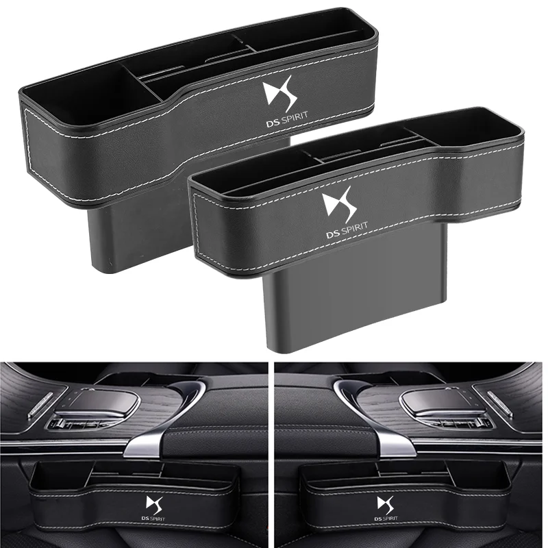 

Car Accessories Seat Gap Storage Box Car Slit Filler Holder Stuff Organizer Case For DS SPIRIT DS3 DS4 DS5 DS6 DS7 DS4S DS 5LS