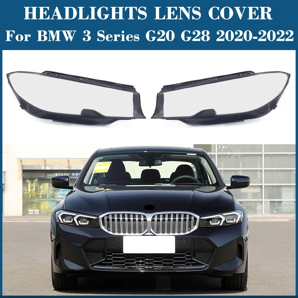 

Car Accessories Headlamp Cove Headlight Shell Lampshade Lens Plexiglass For BMW 3 Series G20 G28 320i 330i 325Li 2020 2021 2022