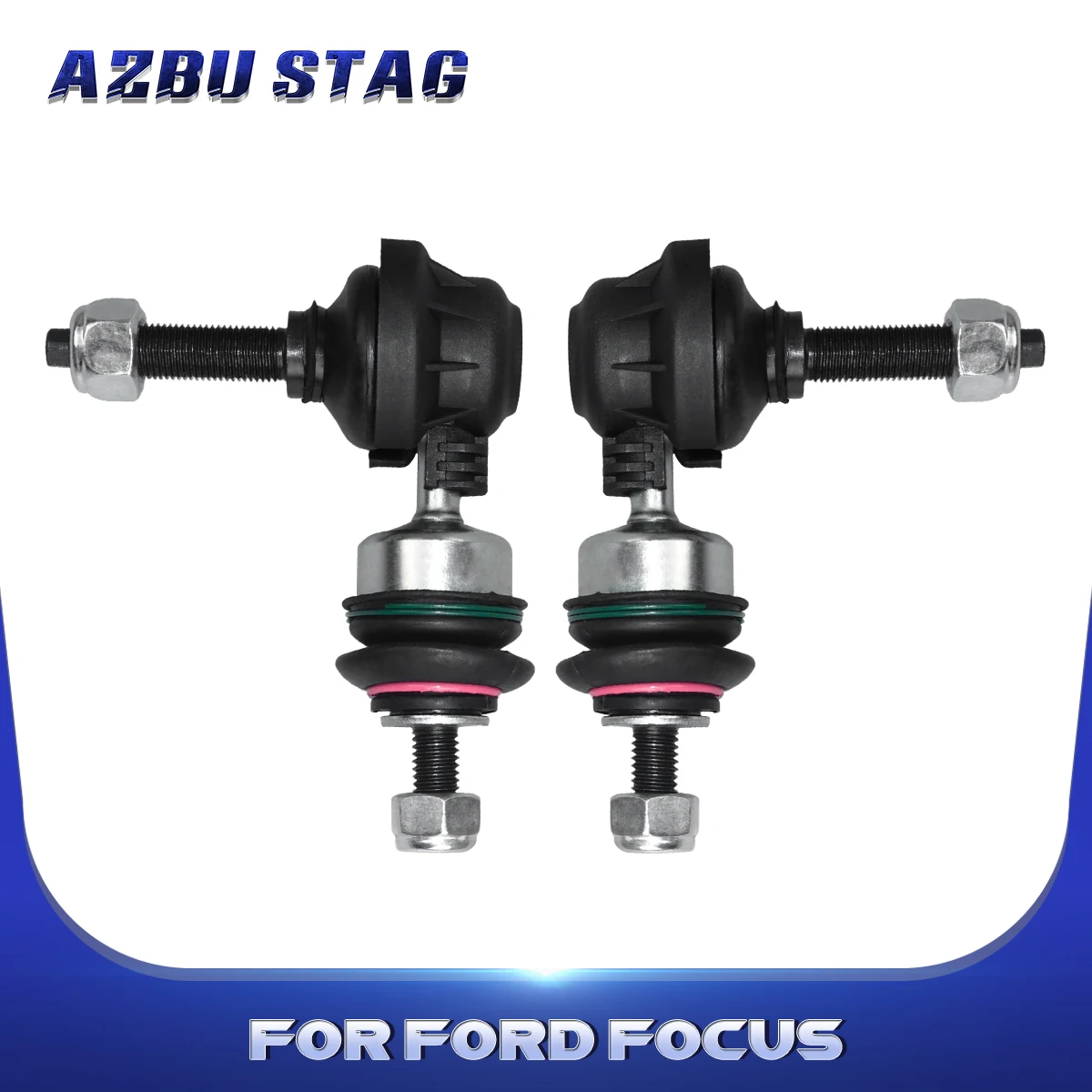 AzbuStag 2Pcs Rear Lh Rh Stabilizer Bar End Link Suspension for FORD FOCUS C-MAX 2012 2013 2014 2015 2016 2017 2018 CV6Z5K484B