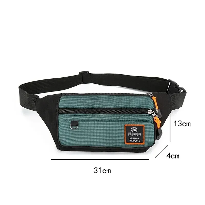 Mobile Outdoor Sports Waist Bag for Men and Women Waterproof Oxford Multifunctional Large Capacity Wear-resistant Fanny Pack