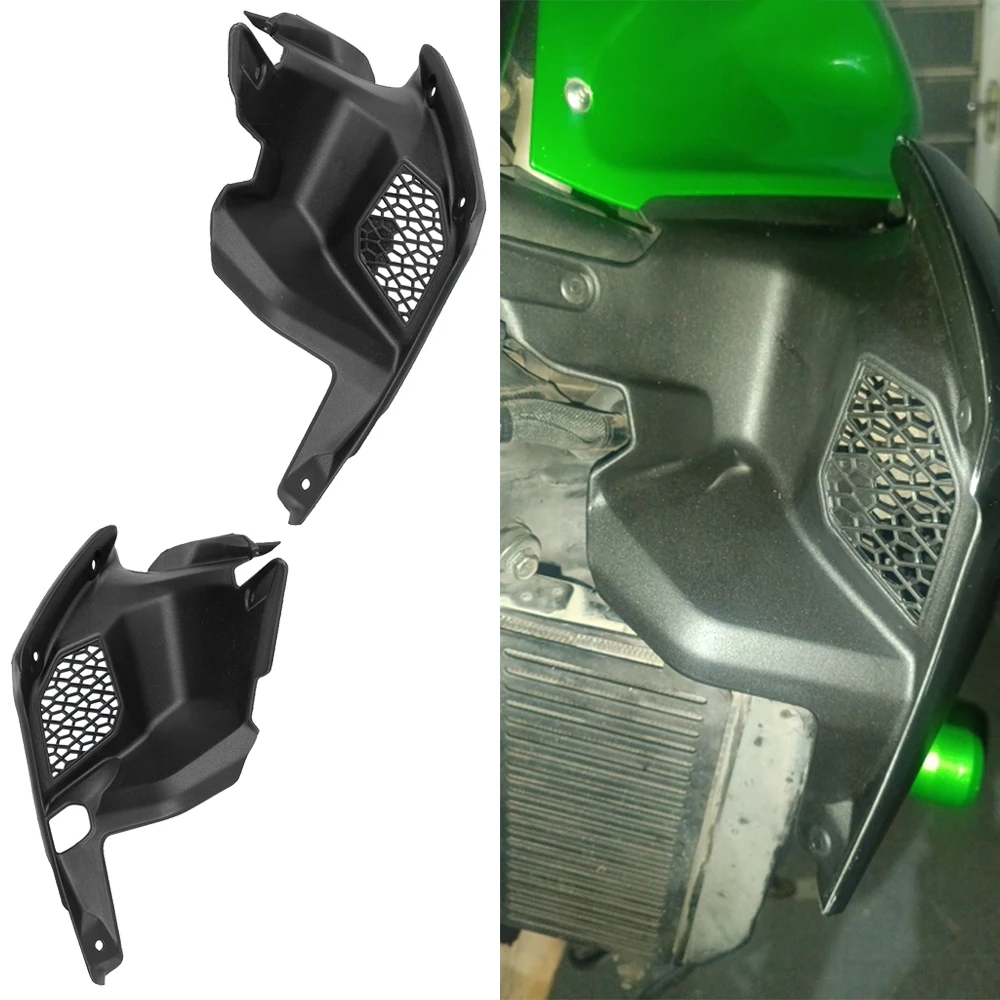 Für Kawasaki Z900 Z 900 2017 2018 2019 Vordere Innere Lufteinlass-Seitenabdeckung Halterung Lüftungsschlitze Verkleidungs-Kit Motorrad-Zubehör