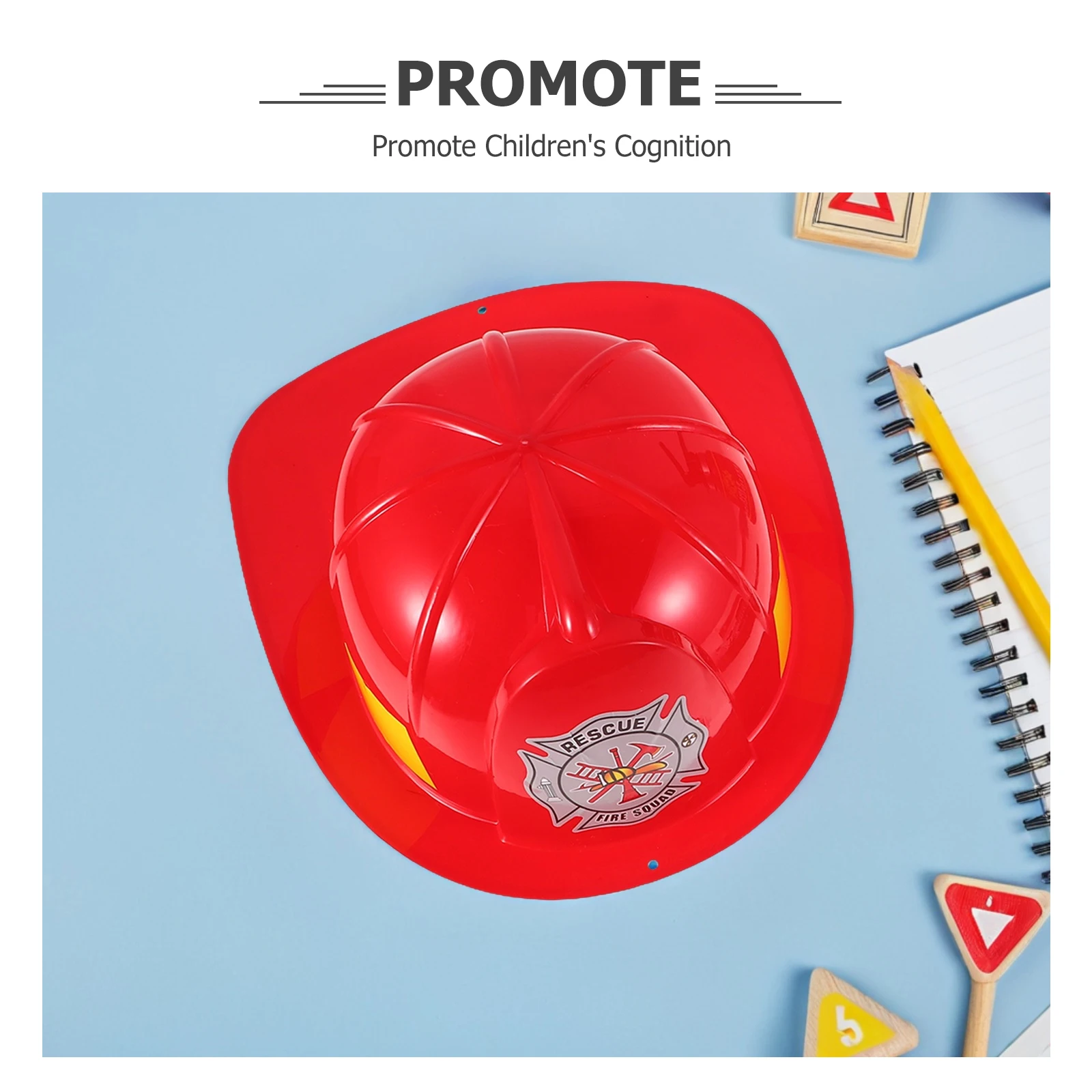 1 ชุดเด็กนักผจญเพลิงชุดของเล่นเครื่องดับเพลิงบทบาทสมจริงเครื่องแต่งกาย Fireman อุปกรณ์เสริม Prop จําลอง