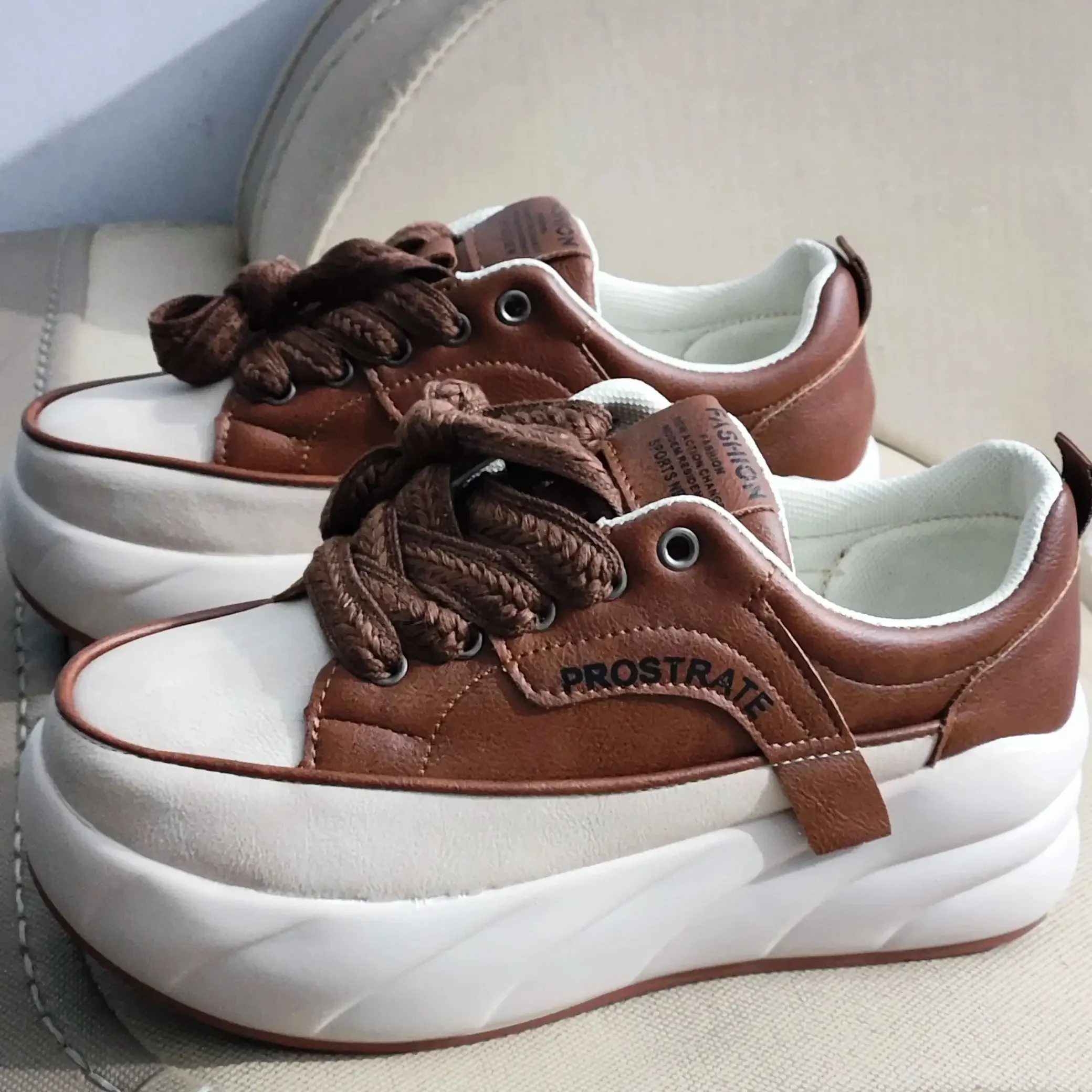 2024 Female Chunky Sneakers Women Casual Shoes Woman Platform trainers lady wedge comfy Fashion Low Top non slip  35-43