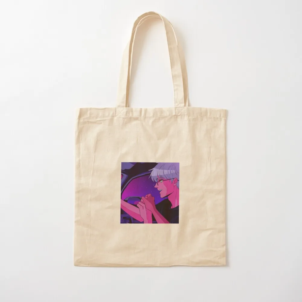 Night Drive with Satoru (STICKER and Tote Bag woman shopping bag Canvas bag custom tote