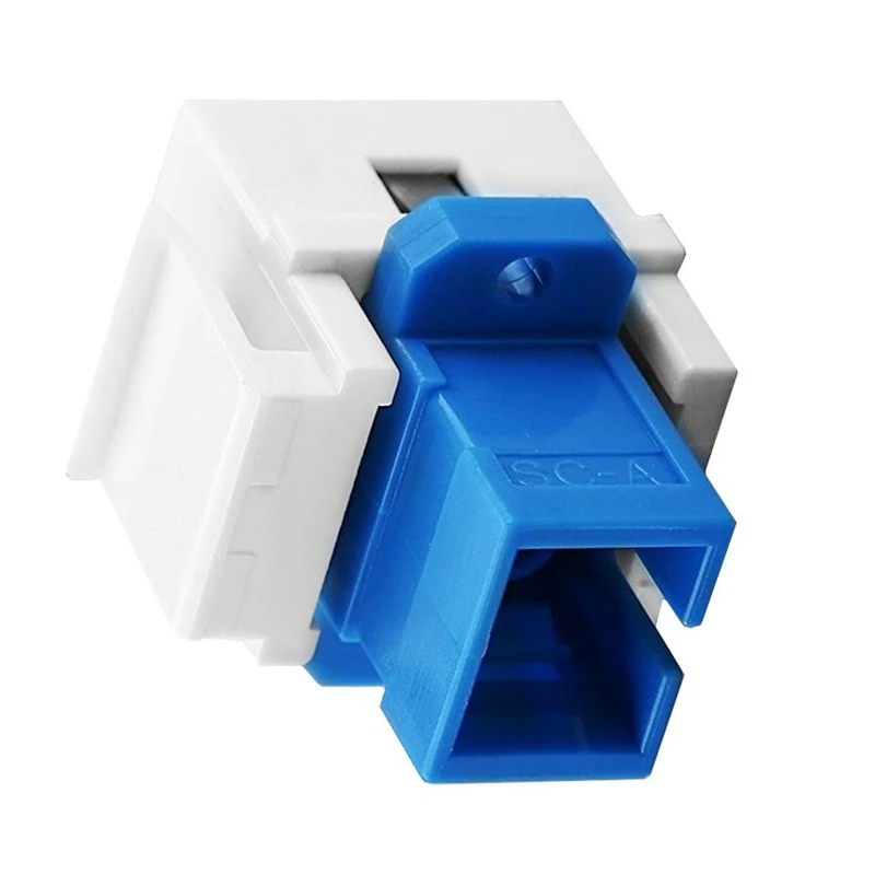 Adaptor Modul Serat Optik Keystone Jack SC SC F/F Keystone Module Coupler Untuk Kotak Pemasangan Terminal Panel Dinding