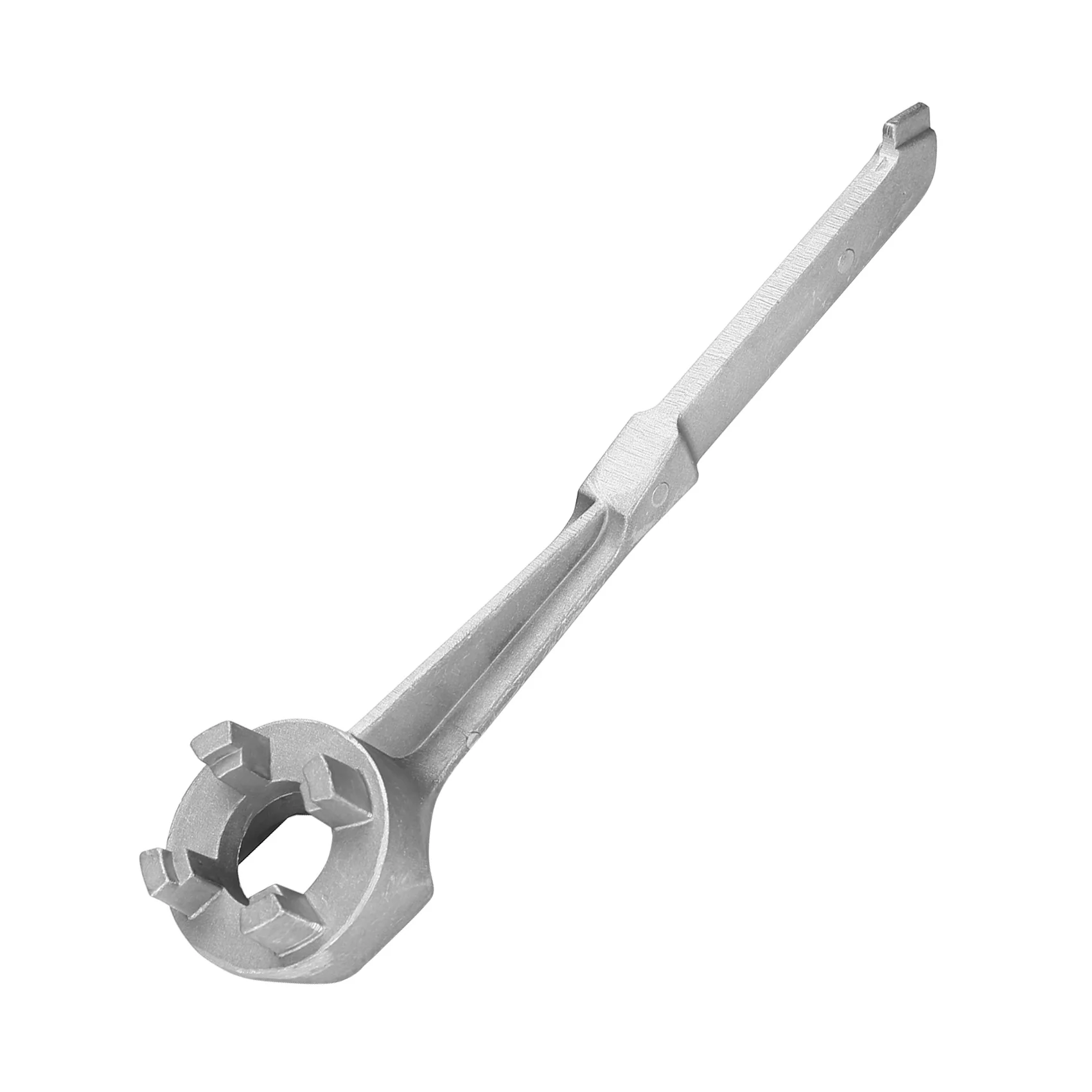 AB02 Bung Wrench, Drum Wrench Aluminum Barrel Opener Tool for 10 15 20 30 50 55 Gallon Barrels, Fits 2 and 3/4 inch Bung Caps