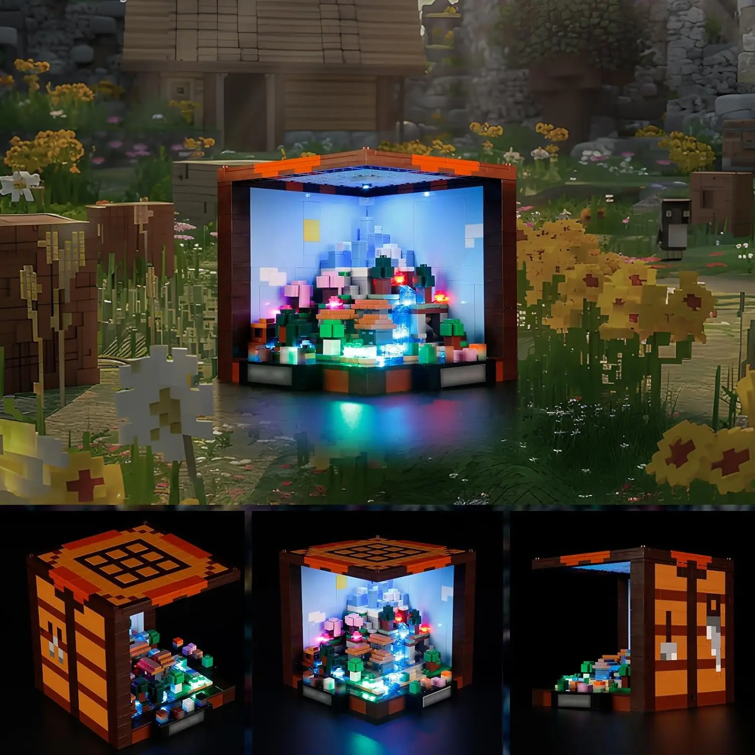 مصباح LED HPROSPER 5V (بدون نموذج) لطاولة الصياغة 21265 تضيء مكعبات البناء الخاصة بك مع صندوق البطارية #2