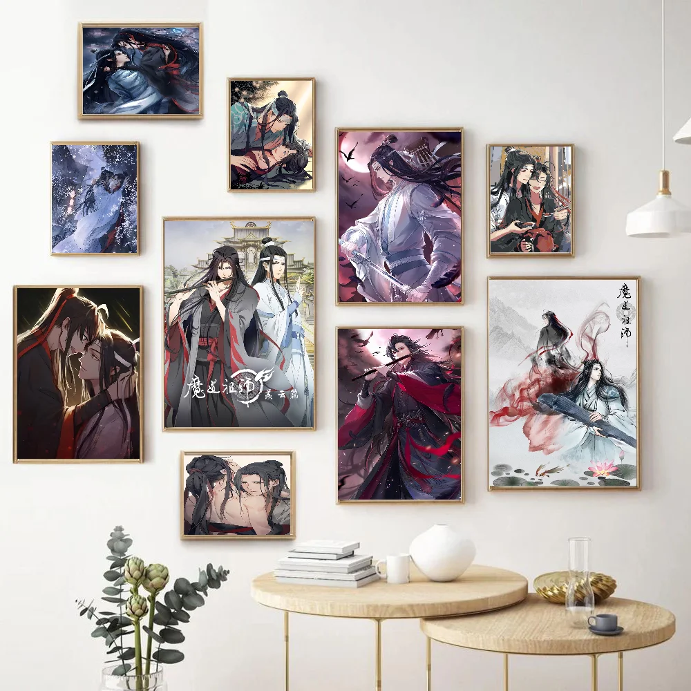 Anime Mo Dao Zu Shi Anime Posters Sticky HD Quality Wall Art Retro Posters For Home Room Wall Decor