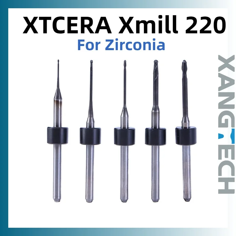 

XANGTECH Xtcera Xmill 220 DC Milling Burs Dental Materials For Zirconia Blocks Dental Grinding Tool CAD CAM Dental Lab