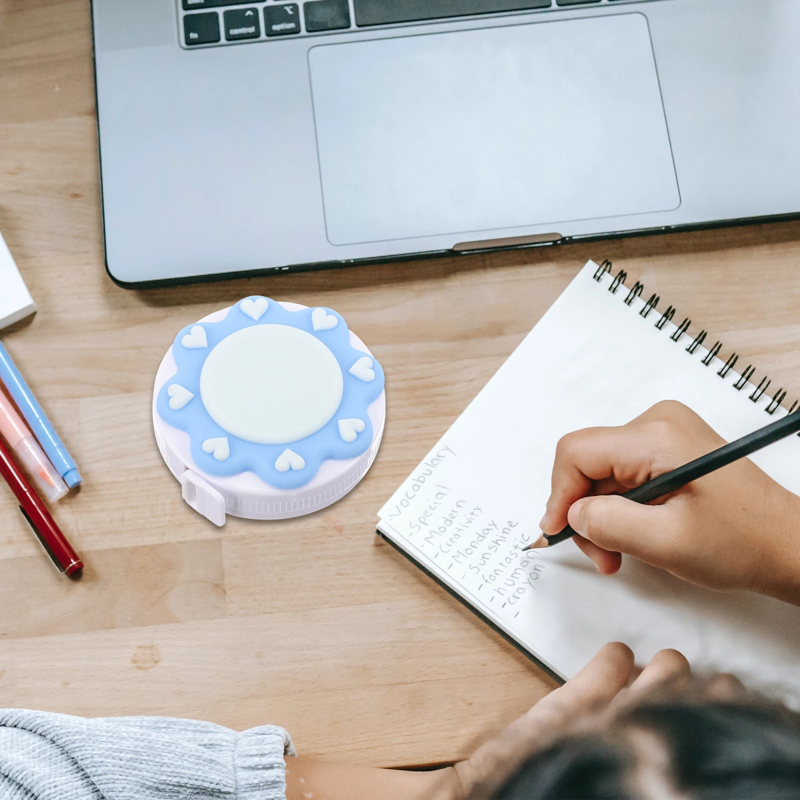 8pcs Macaron Tape Measure Double Sided Retractable Mini Sewing Body Soft Ruler Cute Portable Measurement Tool for for Sewing