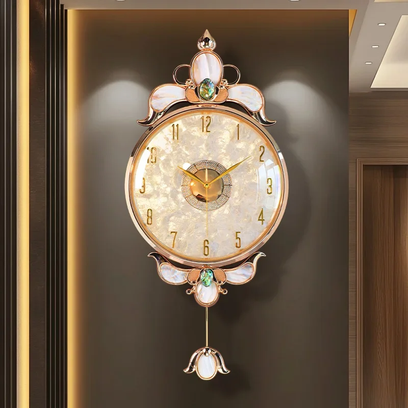 

Bedroom Interior Luxury Wall Clock Bedroom Nature Luxury Digital Wall Clock Special Shaped Horloge Murale Home Decoration