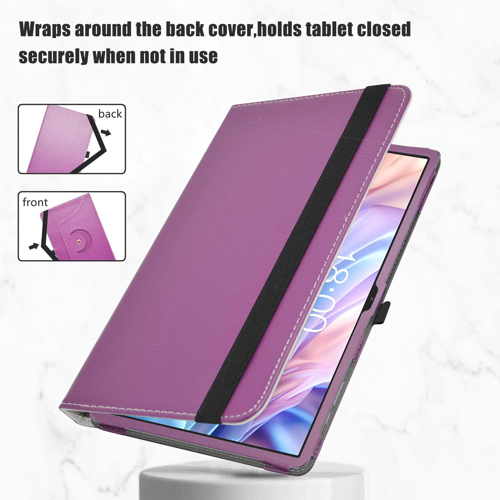 360 Degree Rotary Rotating PU Leather Cover For 13\