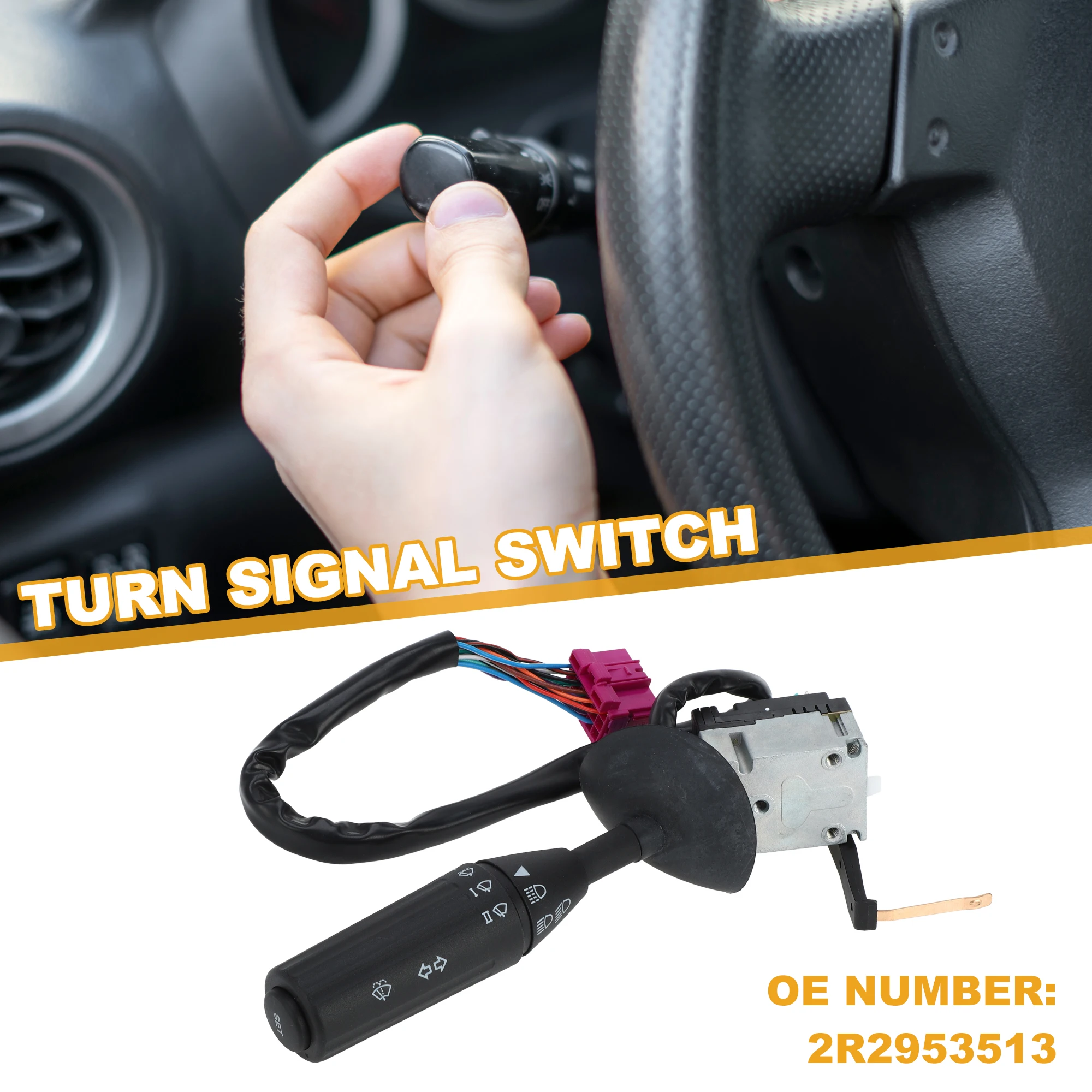 

X Autohaux Steering Column Turn Signal Switch Lever for Volkswagen Truck Constellation