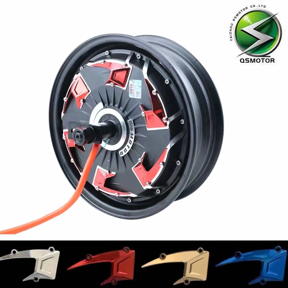 QS 12'' 4th-generation 60-96V 1500 2000 3000W High Power Brushless Power Saving Motor E-scooter Rear Wheel Disc Brake Hub Motor