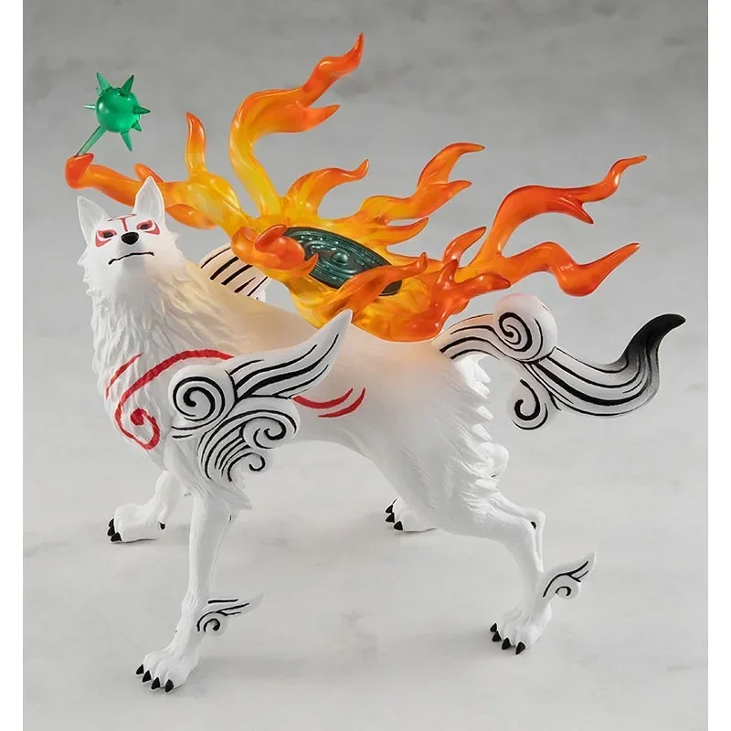 Good Smile Genuine POP UP PARADE Okami Anime Figure Amaterasu Action Toys for Boys Girls Kids Christmas Gift Collectible Model