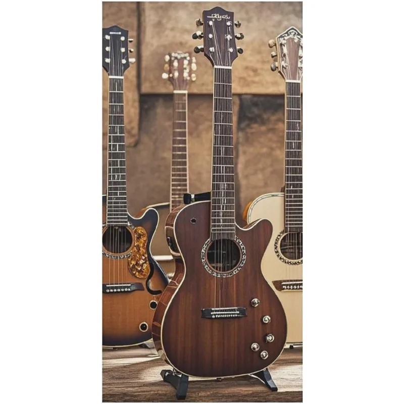 Guitar Print Beach Towel - Vintage Musical Instrument Design Microfiber Towel, Soft Quick Dry Sand-Free for Travel Pool Music