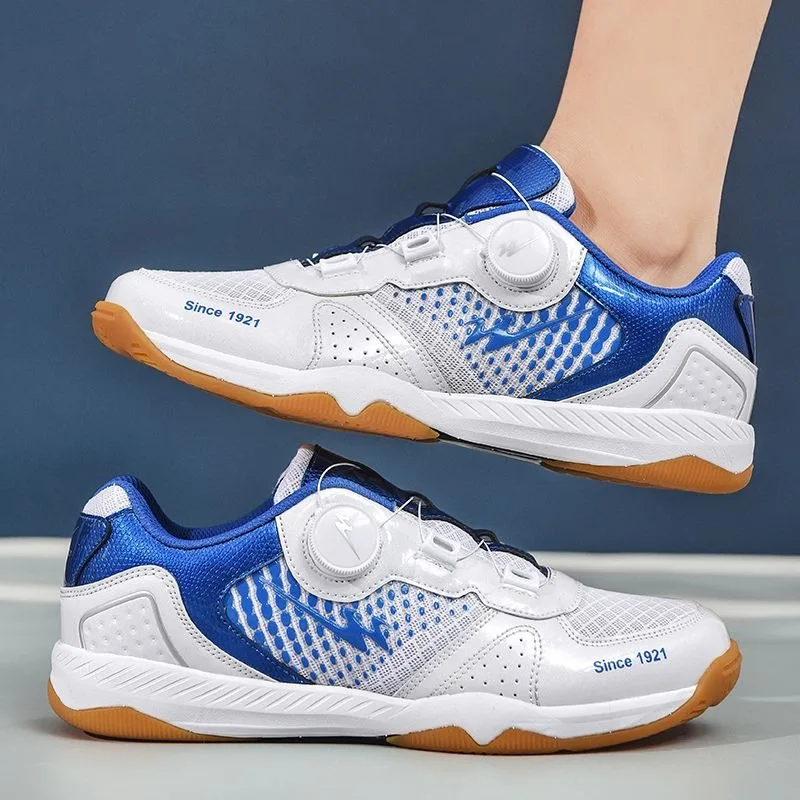 

New Luxury Badminton Shoes Men Women Badminton Wears Light Weight Tennis Footwears Anti Slip Table Tennis Sneakers