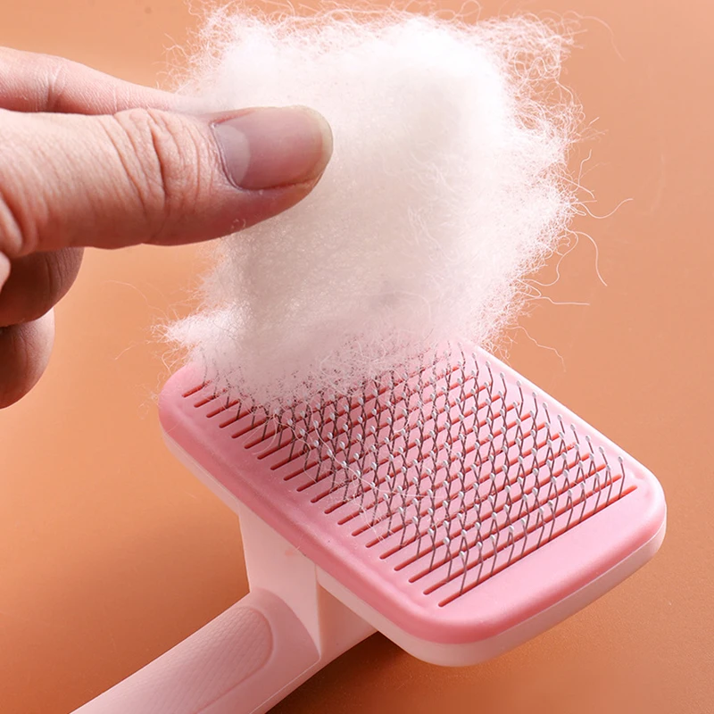 MADDEN-Brosse de toilettage pour animaux de compagnie Self Books, peigne pour chien, épilateur, poils flottants, fournitures pour chat