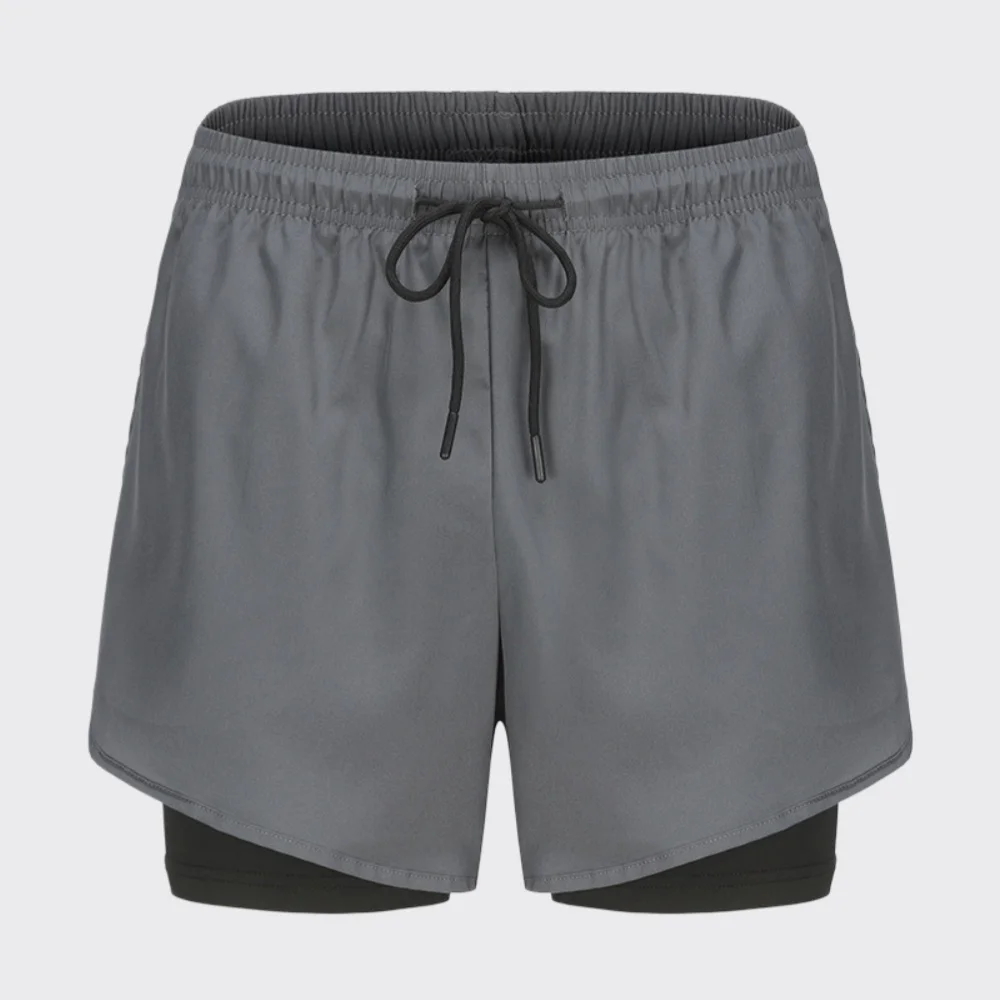 Summer Men Running Shorts Athletic Wear With Pockets Fitness Sports Shorts Quick Dry Breathable Gym Jogging Training Short Pant
