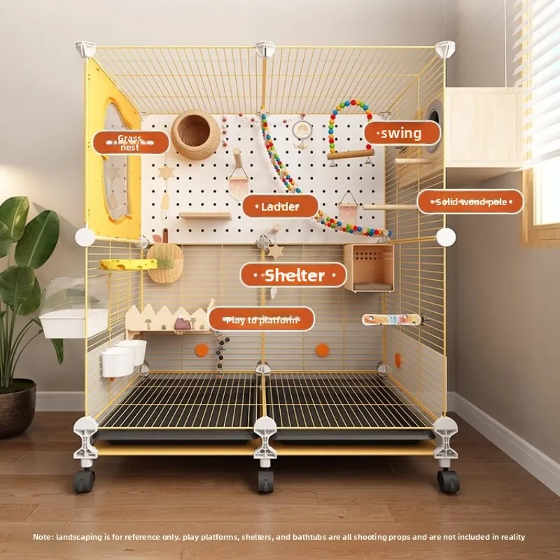 

Large Bird Cage for Parrots Anti-Scatter Design for Cockatiels & Budgies, Luxury Aviary for Lovebirds Premium Pet Flying House