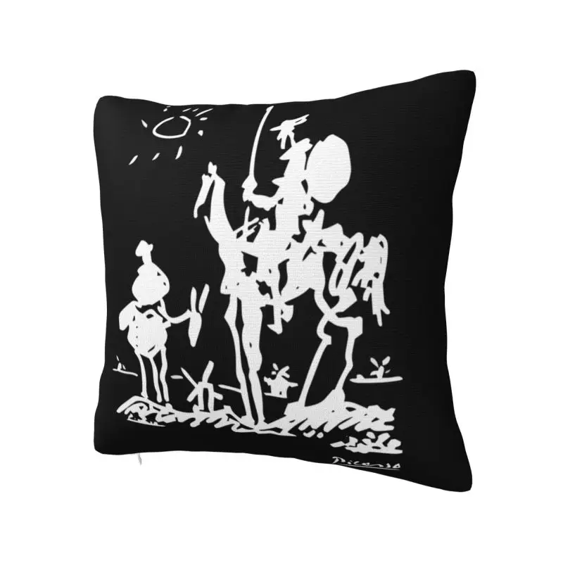 Pablo Picasso Don Quixote Pillow Covers for Living Room Spanish Artist Nordic Cushion Cover Square Pillowcase