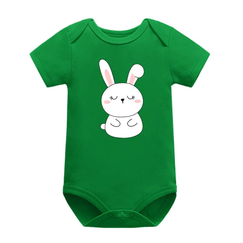 Newborn Bodysuit Baby Babies Bebes Clothes Short Sleeve Cotton Printing Infant Clothing 1pcs 0-24 Months