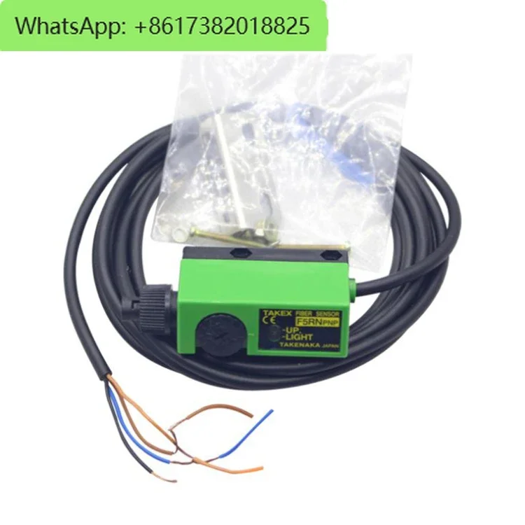 F5RN manually sets the optical fiber sensor transmission/reflection detection mode with 4 turns of non-stop multi-turnvolumeF5R