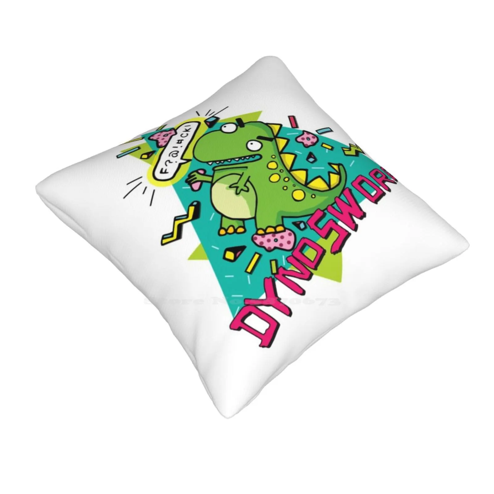 Dyno Rock Climbing Dinosaur Pillow Cover Hug Pillowcase Dinosaur Funny 90S Dyno Bouldering Climber Outdoors Chalk Sports Belay