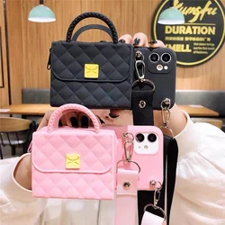 Casing For Samsung Galaxy S23 S22 S21 20 Ultra Plus FE A04 A14 A13 A23 M33 A73 A53 A33 A03 Core A03S Girl Wallet Bag Phone Case