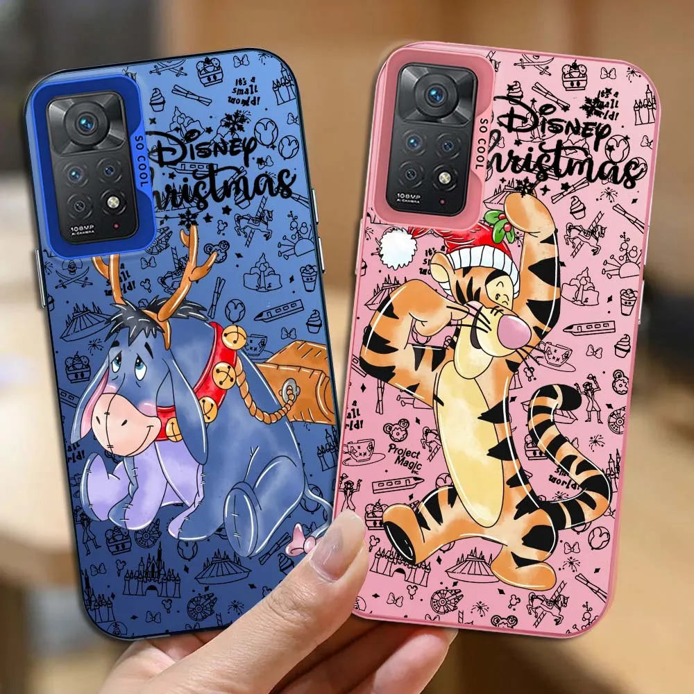 

Eeyore Tiggo Anime Phone Case For Xiaomi Redmi Note 14 12 13 11 10 11S 10S 12S 8 9S 13R Pro Plus 5G Colorful Silver
