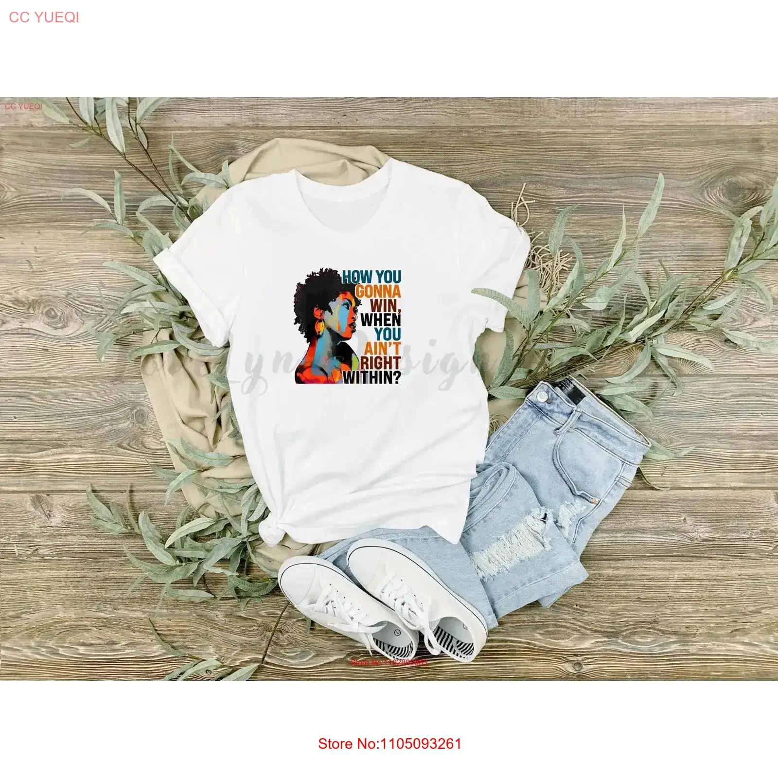 

In the style of Lauryn Hill unofficial unbranded inspired graphic shirt t merch concert tour vintage Washed homme Stretched