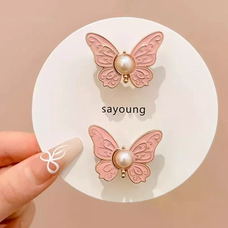 Butterfly Jeans Button Adjustable Clips For Pant Skirts Waist Tightener Buckle Snap Button Adjuster Pants Pin Retractable Button