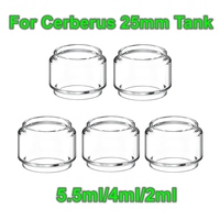 5 Pieces Glass For GeekVape Cerberus Subohm Tank/Aegis Mini/Aegis Solo Kit/Aegis X/legend With Cerberus 25mm Tank Bubble Glasses