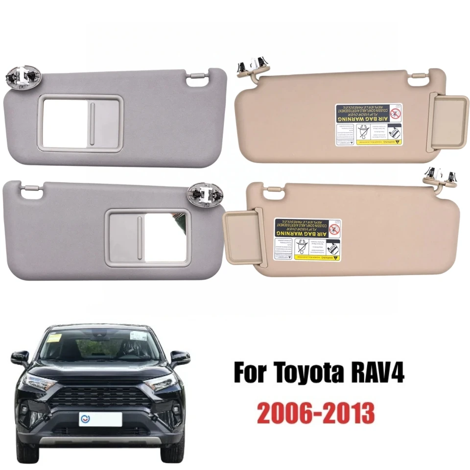 

Левый и правый солнцезащитные козырьки для Toyota RAV4 2006-2013 годов, передние панели-козырьки, запчасти для замены