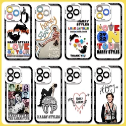 Styles Love On Tour custodia per telefono Harrys per iPhone 15 14 13 12 11 Mini Pro Max X XR XSMax 6S 6 7 8 Plus SE20 Cover trasparente