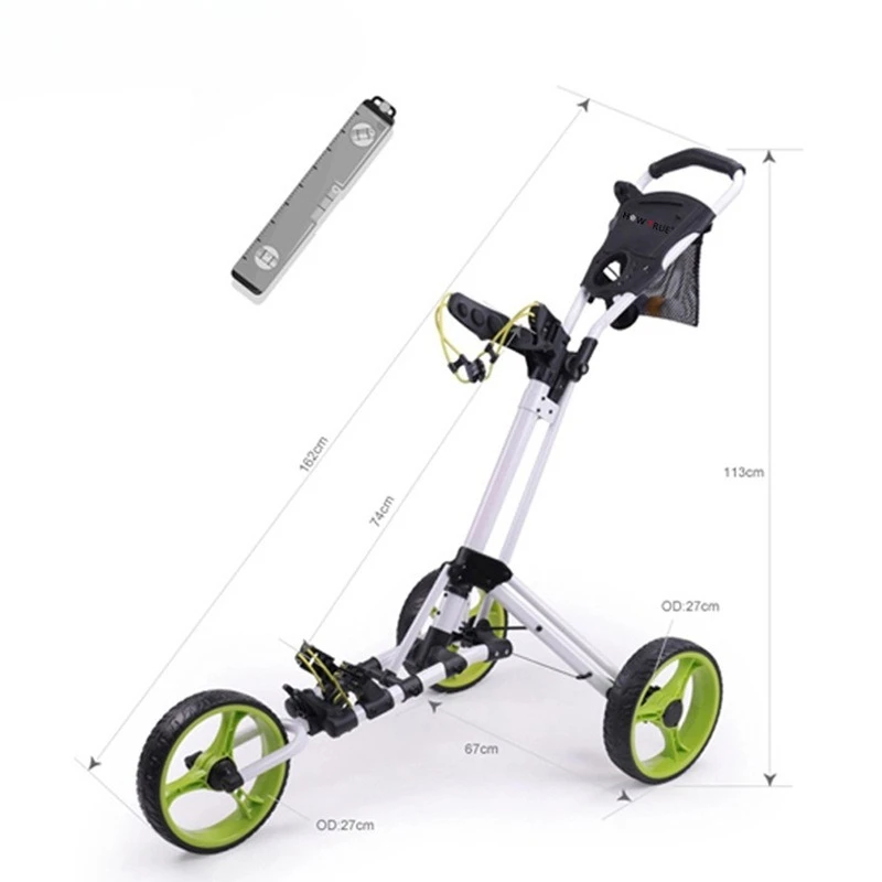 Directly From The Manufacturer Golf Carts, Three-wheeled Aluminum Carts Foldable Ball Carts, Golf Trolleys