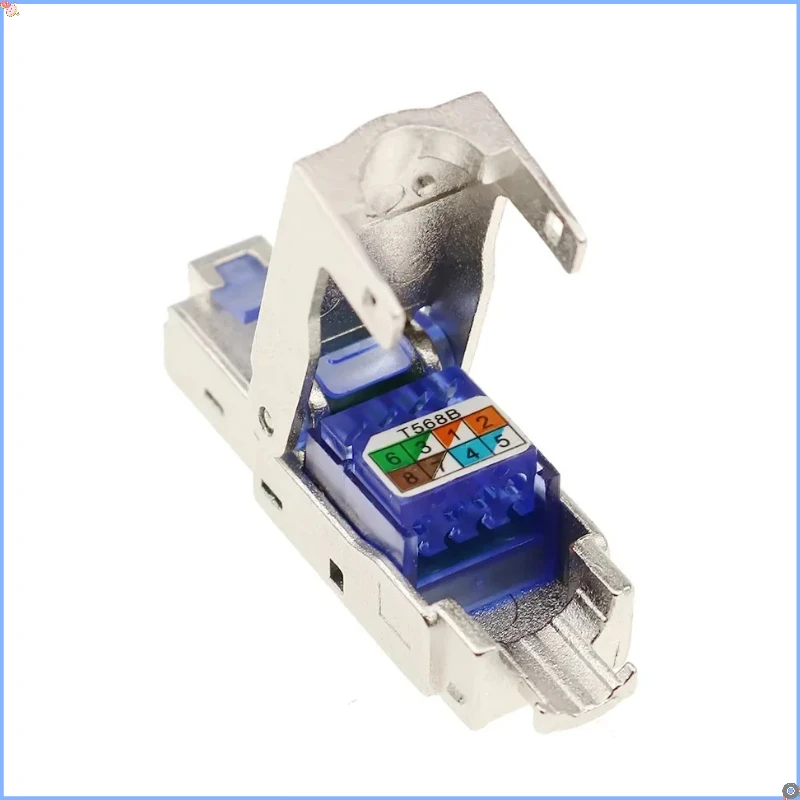 مكافحة التدخل أداة خالية محمية RJ45 Cat 7/Cat6A إنهاء المكونات Cat7 التوصيل/Cat7 موصل وحدات 23/24AWG ميجا بت