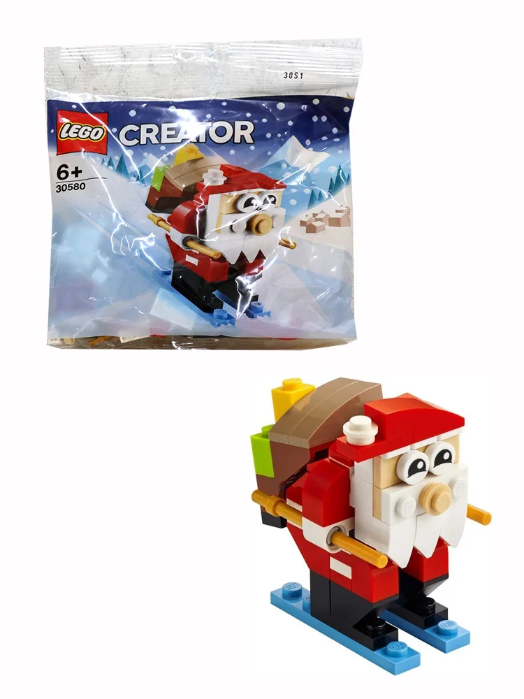 

LEGO30580 Santa Claus Boys and Girls Puzzle Block Children's Toy Gift