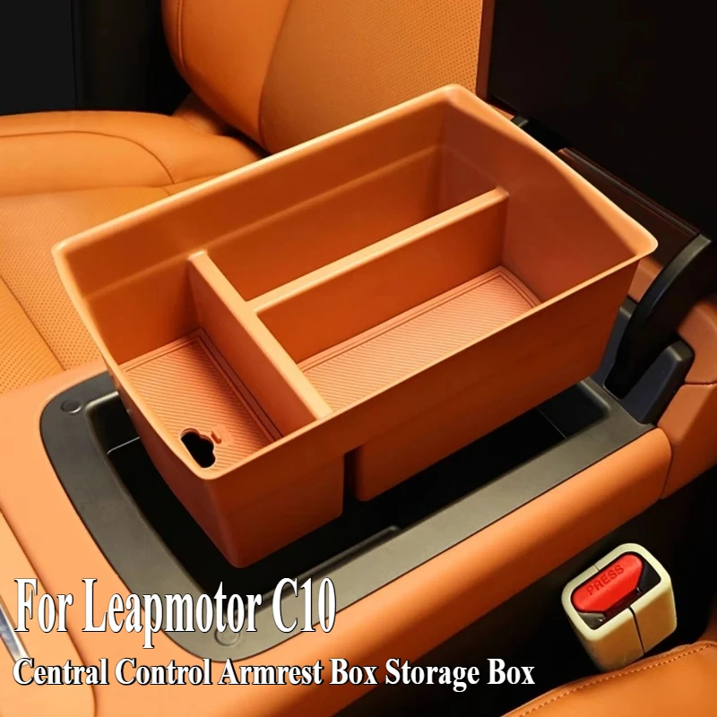 

For Leapmotor C10 Central Control Armrest Box Storage Box Organize Supplies Decoration Car Interior Modification Accessories