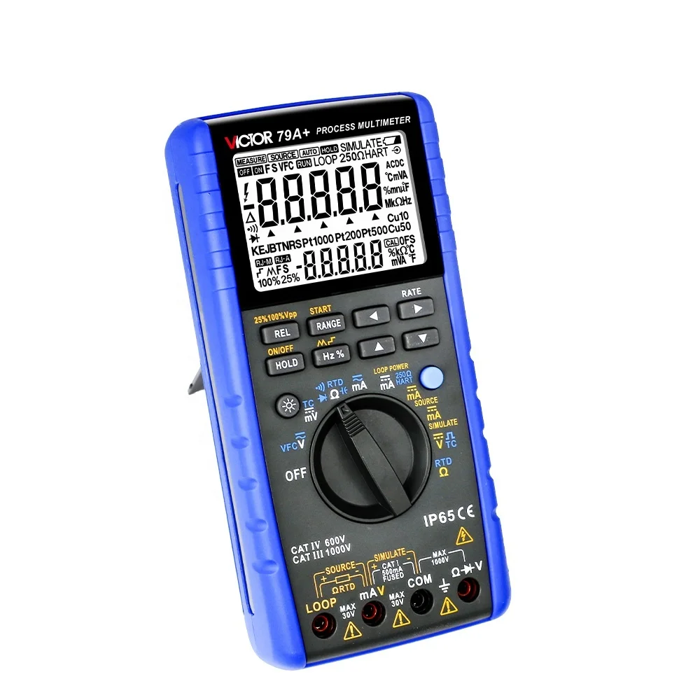VICTOR 79A+ Professional Multifunction Process Calibrator Multimeter Digital Process Multimeter