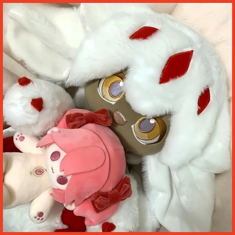 

40cm Made In Abyss Faputa with Skeleton Plush Toy Cotton Doll Anime Sitting Posture Figure Idol Plushies Pillows Pillow Fan Gift