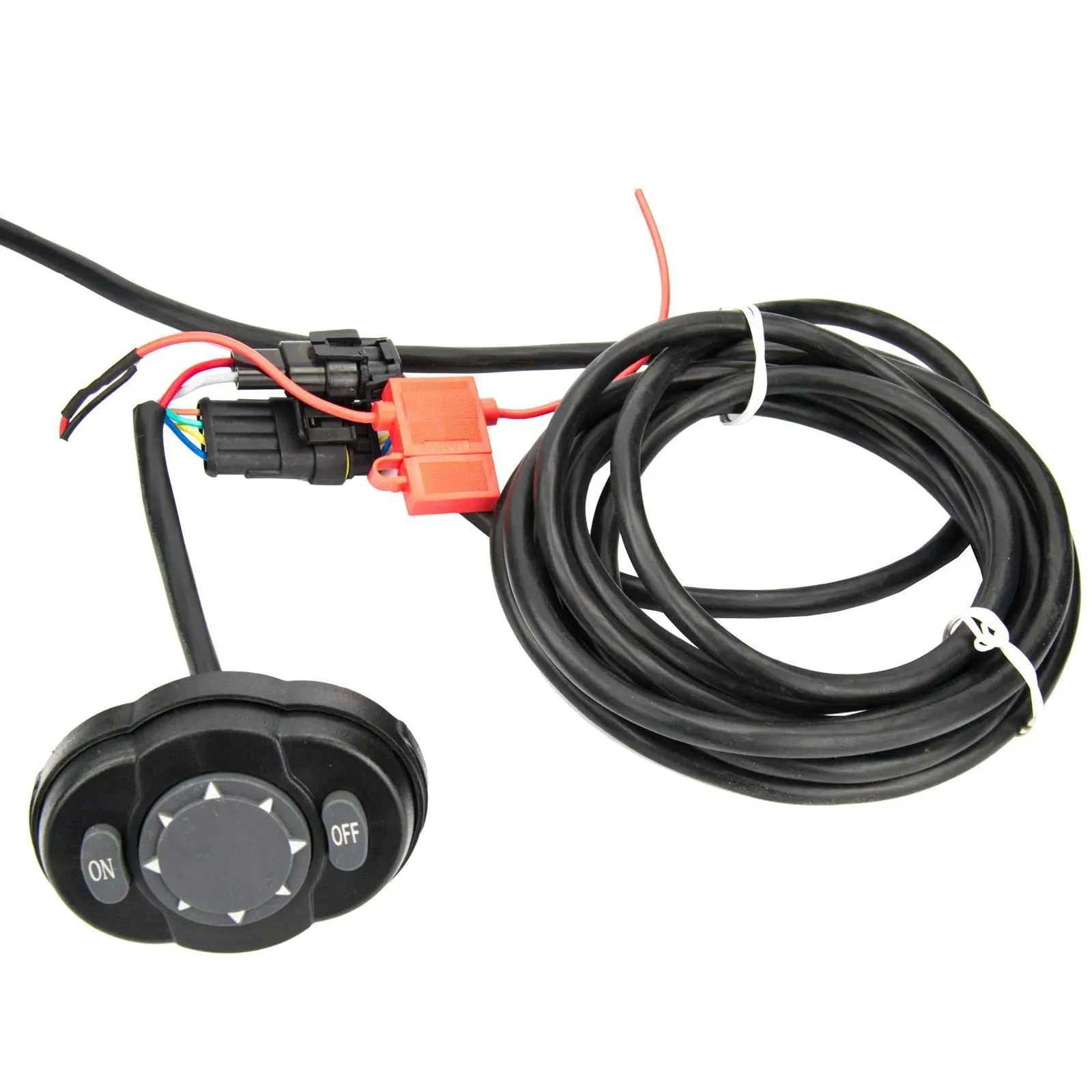 12V 100W 2500LM 360  Rotate Remote Control Marine Portable Halogen Search Light Boat Spotlight IP67