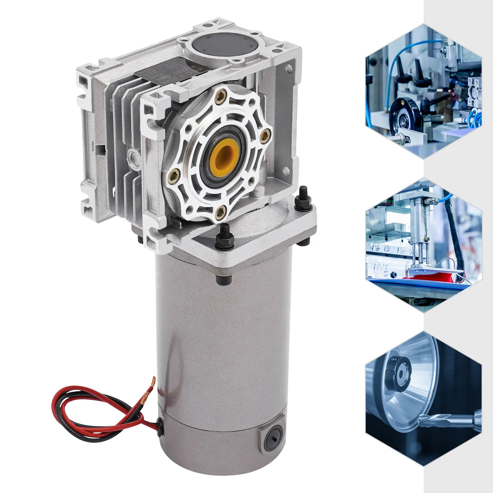 300W Variable Speed Motor with Pure Copper Motor, Self-Locking and Automatic Shutdown, Adjustable Speed for Different
