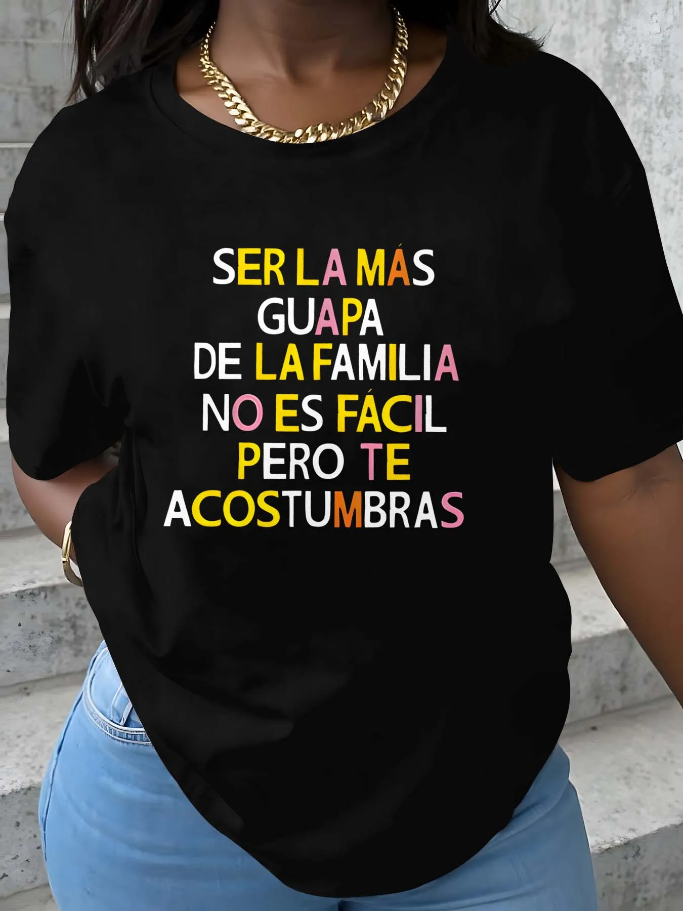 

Плюс размер LAF I A OE FACI P TE COS M S Тематическая одежда Exuding Elegant Chic Vibe Confident Moments