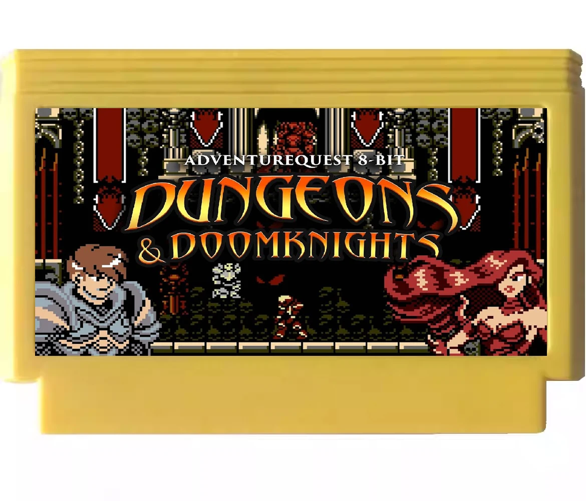 

8-битная игровая карта FC Dungeons And Doomknights